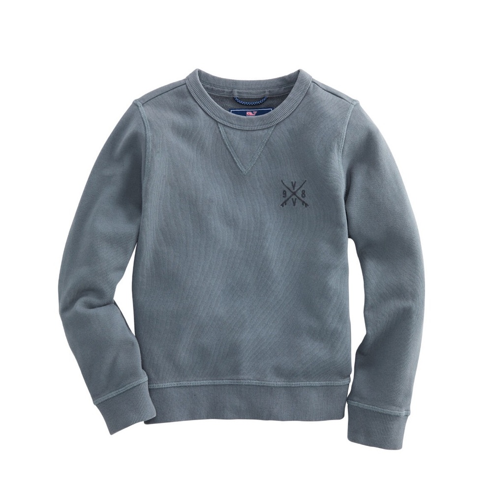 Vineyard Vines Kids Crewneck Sweatshirt Embroidered Size 4/5 ** See Measurements
